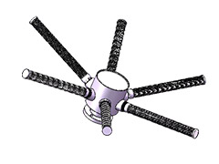 Hub and header lateral